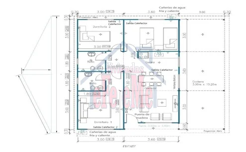 plano vivienda americana