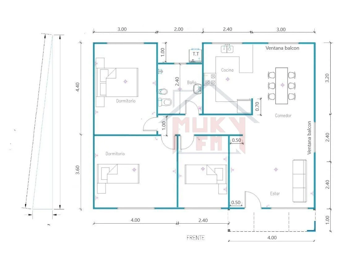 plano vivienda minimalsta